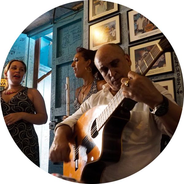 Cubaans orkest in Bodega del Medio, Havana • Cuba